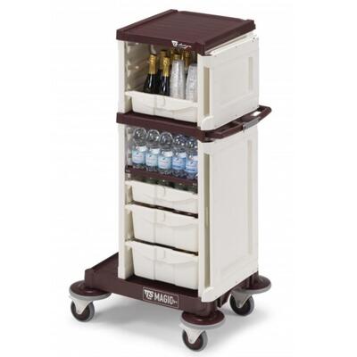 Carro Minibar 4 Cajones y Puertas